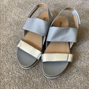Silver sandals by vaneli